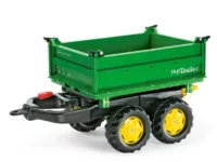 Rolly Toys Trailer - John Deere Green for tractor toys Mega trailer
