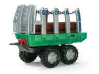 Rolly Toys Green Timber Trailer & 5 Logs outdoor toys