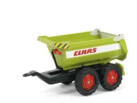 Rolly Toys Giant Half-Pipe Claas Twin Axle Trailer