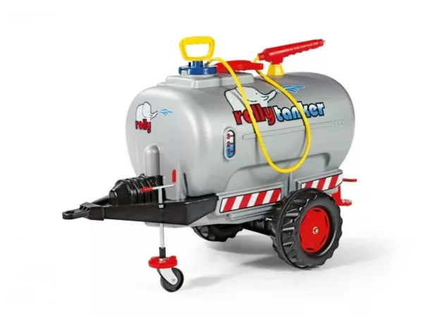 Rolly Toys Jumbo Tanker Silver for use with rolly outdoor farm toys tractors