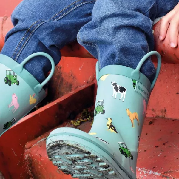 farm animal wellies for kids by tractor ted