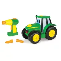 Johnny build a tractor toy for toddlers. Toddler tractor toy