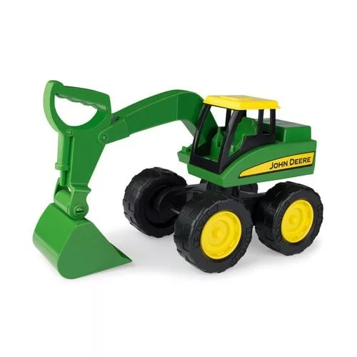 John Deere big scoop excavator farm toy for kids