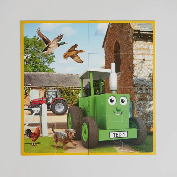 Tractor jigsaw for children