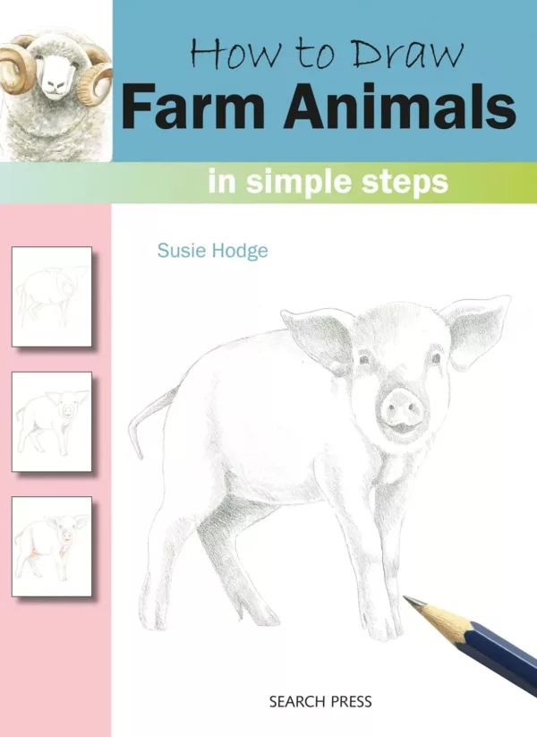 How to draw farm animals book