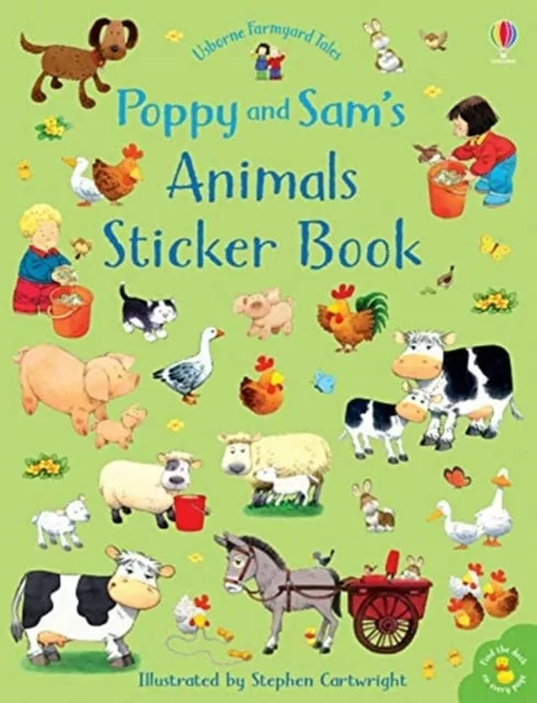 Poppy & Sam farm animal sticker book