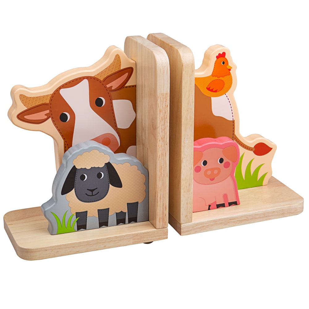 Childrens farm animal bookends by Tidlo, Bigjigs Toys