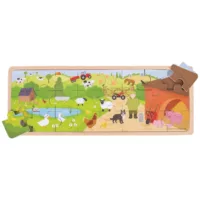 Wooden On the farm puzzle