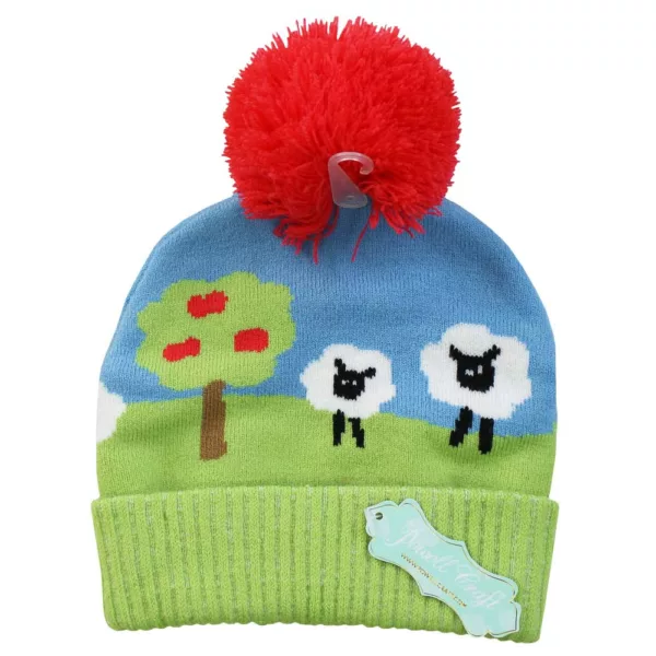 POwell craft tractor and sheep hat