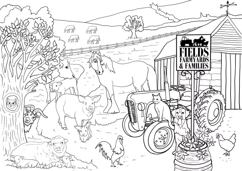 https://fieldsfarmyardsandfamilies.co.uk/wp-content/uploads/2022/01/Farm-yard-nad-vintage-tractor-free-colouring-sheet-for-kids-jpg.webp