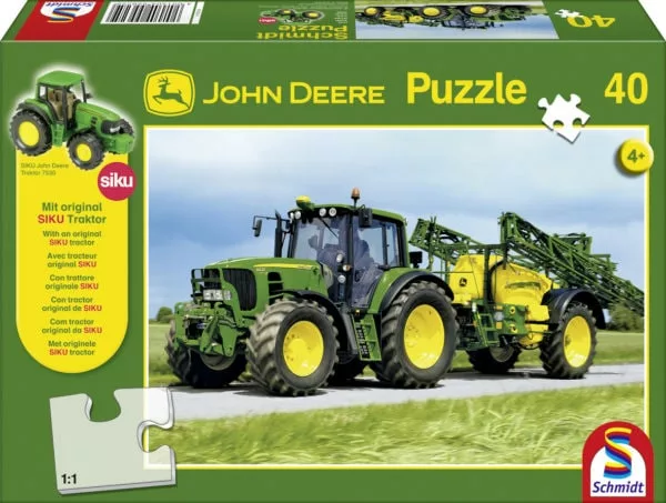John Deere tractor & sprayer kids jigsaw puzzle
