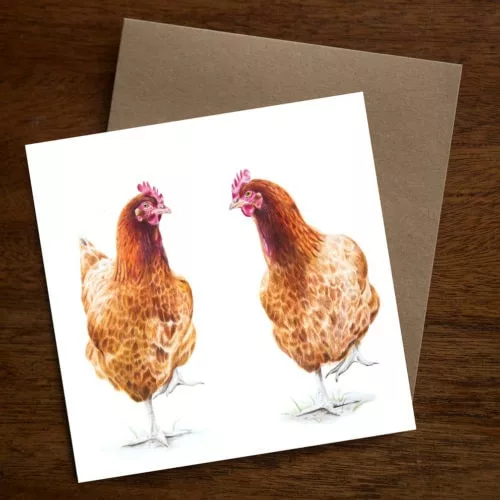 Hens birthday card