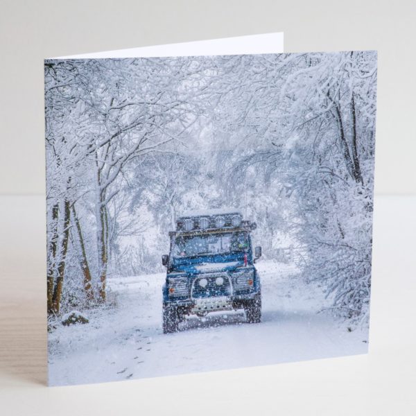 Land Rover card by Paula Beaumont