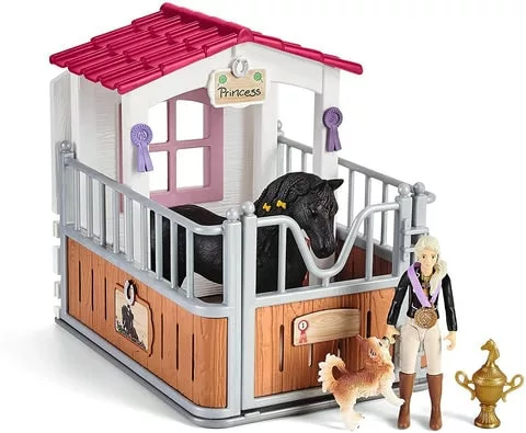 Schleich horse and stable toy