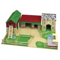 Tidlo wooden farm yard toy play set