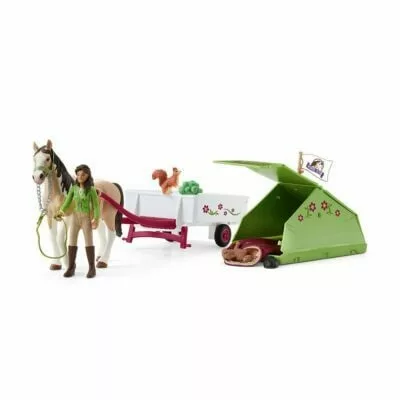 Schleich Horse club sarahs camping advnture horse toy for children