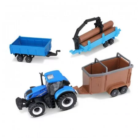 Bburago tractor and trailer toy farm set