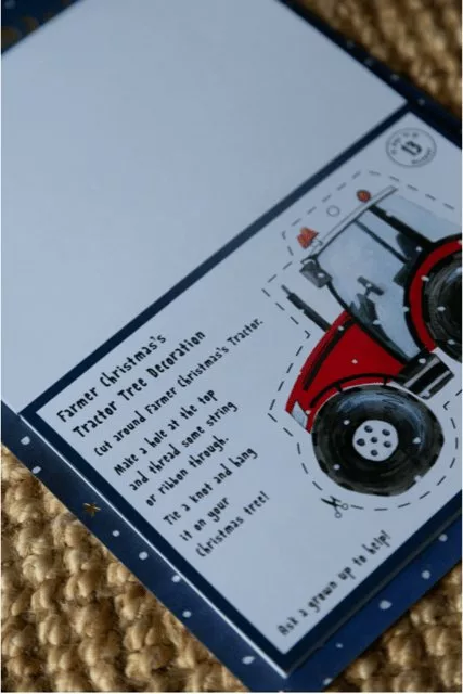 Tractor advent calendar for kids