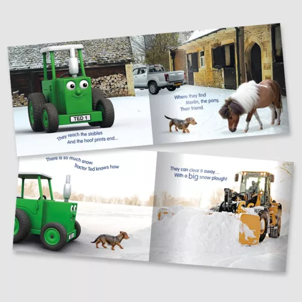 Tractor ted farm book for kids A winters day