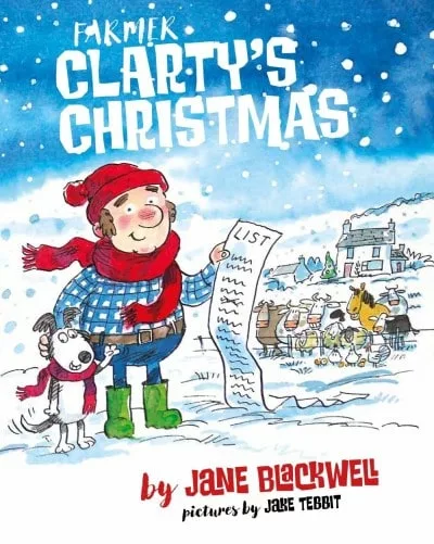 Farmer Clarty's Christmas book for kids by Jane blackwell