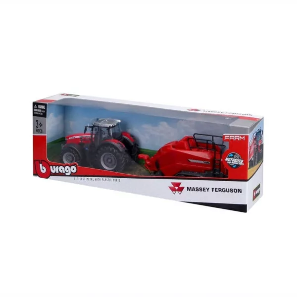 Red tractor toy for kids