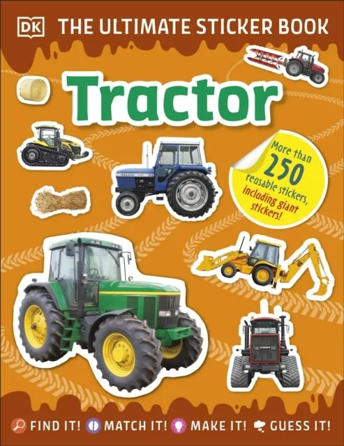 Tractor sticker book for kids