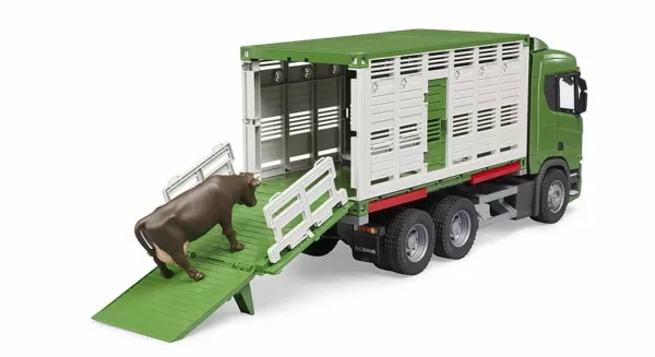 Bruder Scania cattle transporter