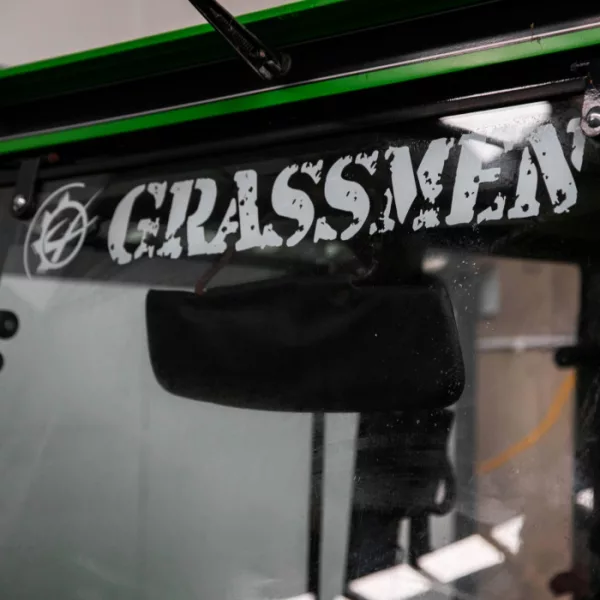 LArge grassmen tractor sticker