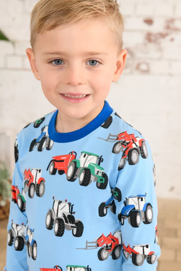Lighthouse pyjamas tractor design for boys