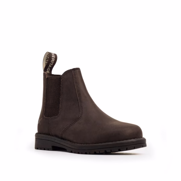 kids dark brown wrangler dealer boots