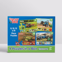 Tractor ted 4 puzzles in a box
